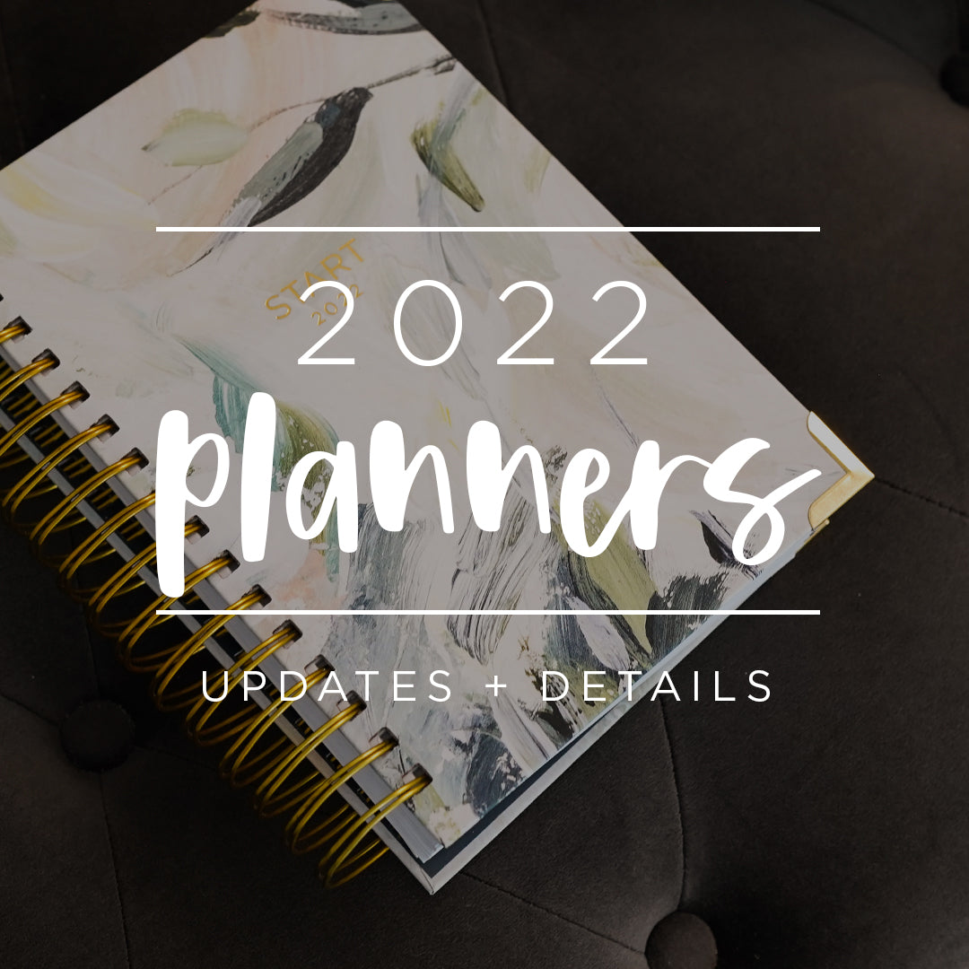 2022 Planners! All the new details...