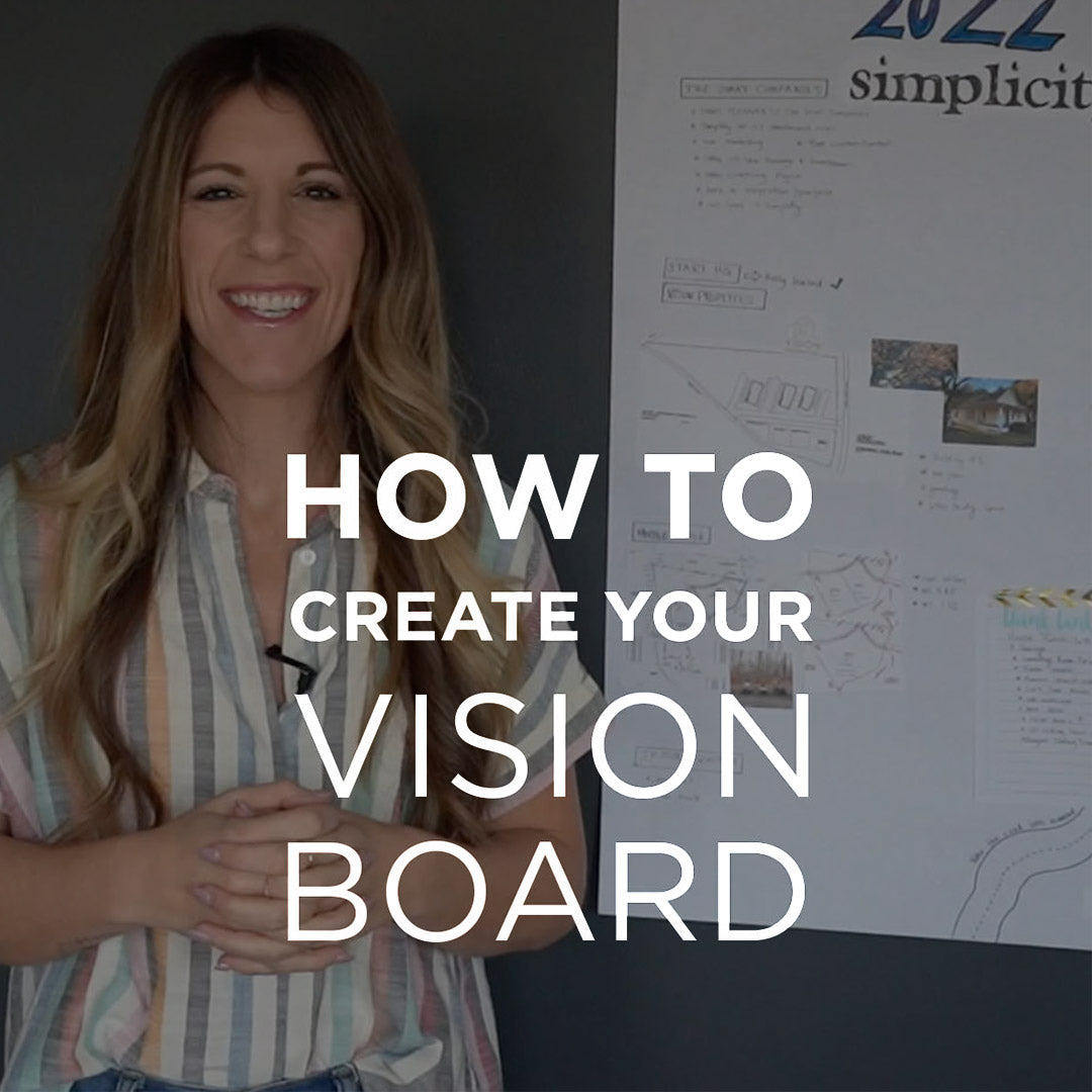 Kristy's 2022 Vision Board and Community Inspiration
