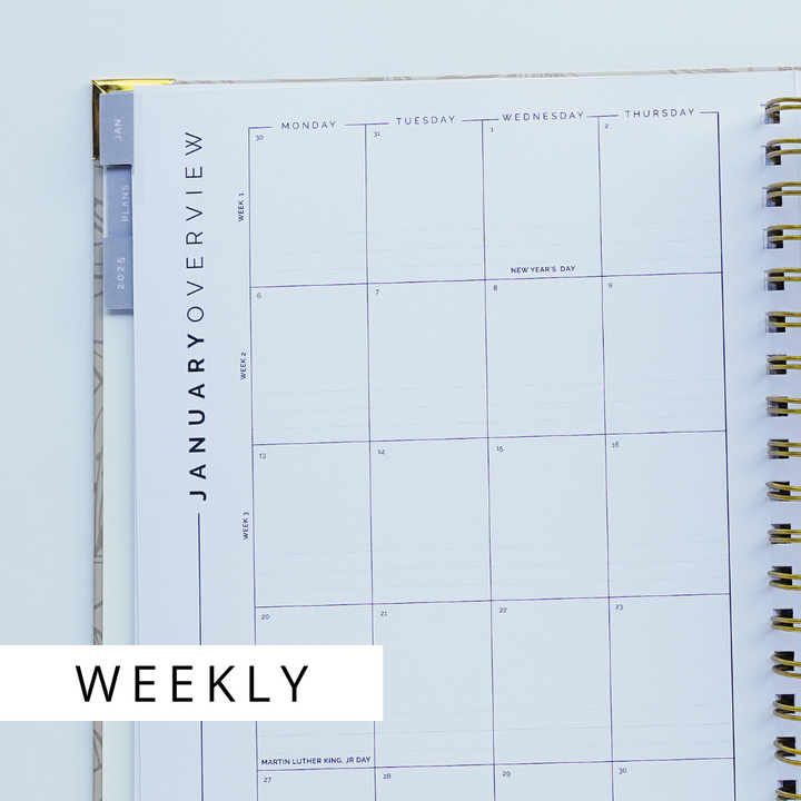 2025 STARTplanner Spiral Art Weekly (Dated)