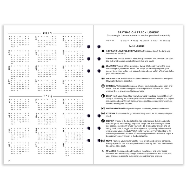 2025 A5 Daily Inserts