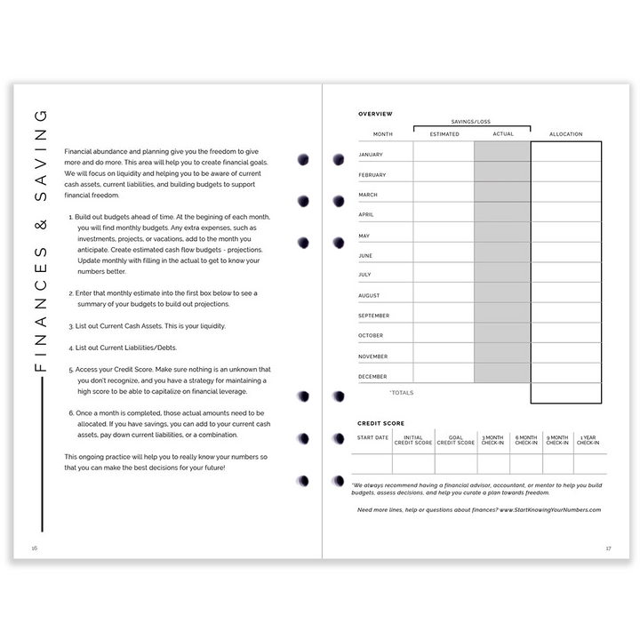 2025 A5 Daily Inserts