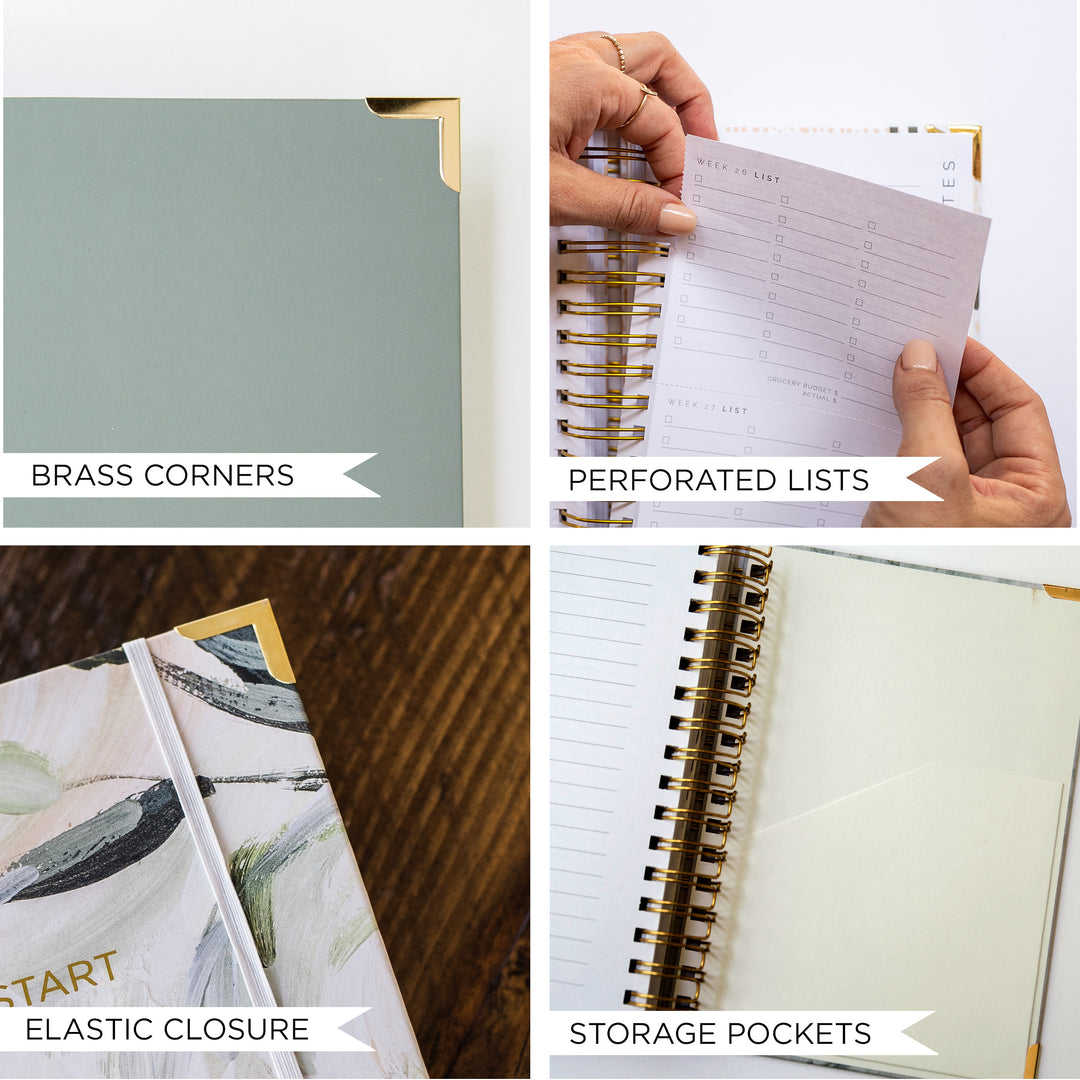 The STARTplanner Quarterly Undated Ocean Tides - Pack of 4