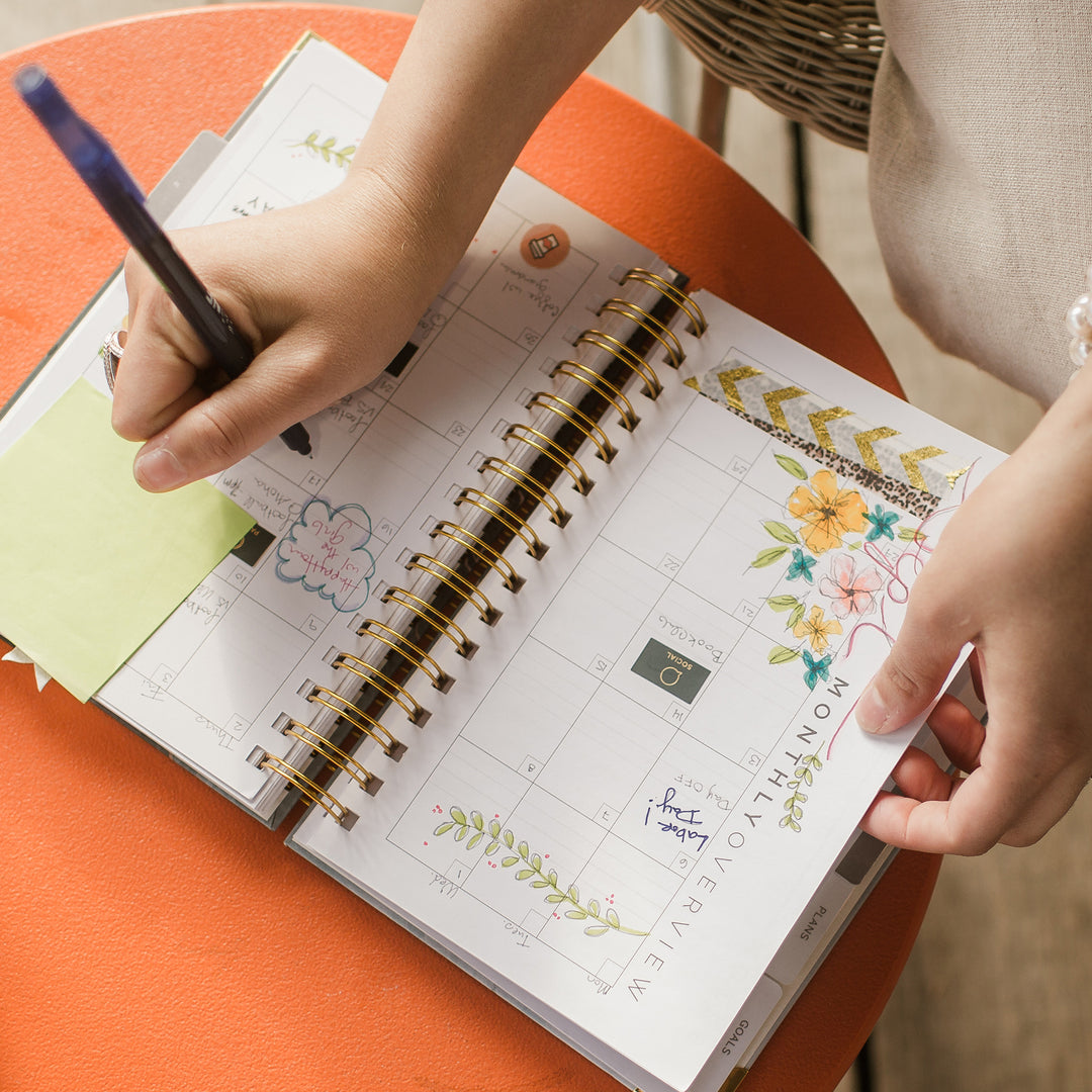 The STARTplanner Quarterly Undated Smokey Teal - Pack of 4