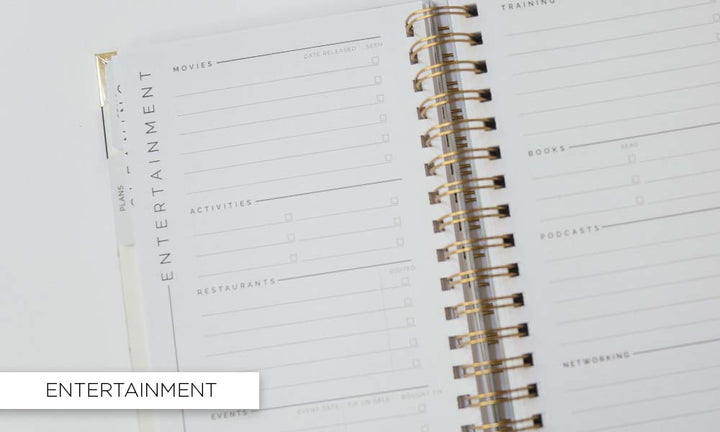 The STARTplanner Quarterly Undated Charcoal - Pack of 4