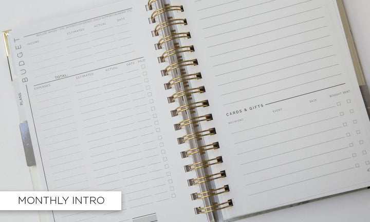 The STARTplanner Quarterly Undated Raspberry - Pack of 4