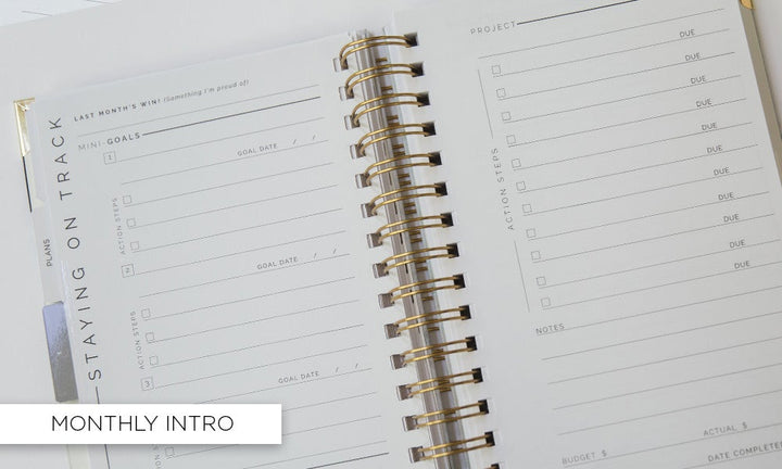 The STARTplanner Quarterly Undated - Charcoal