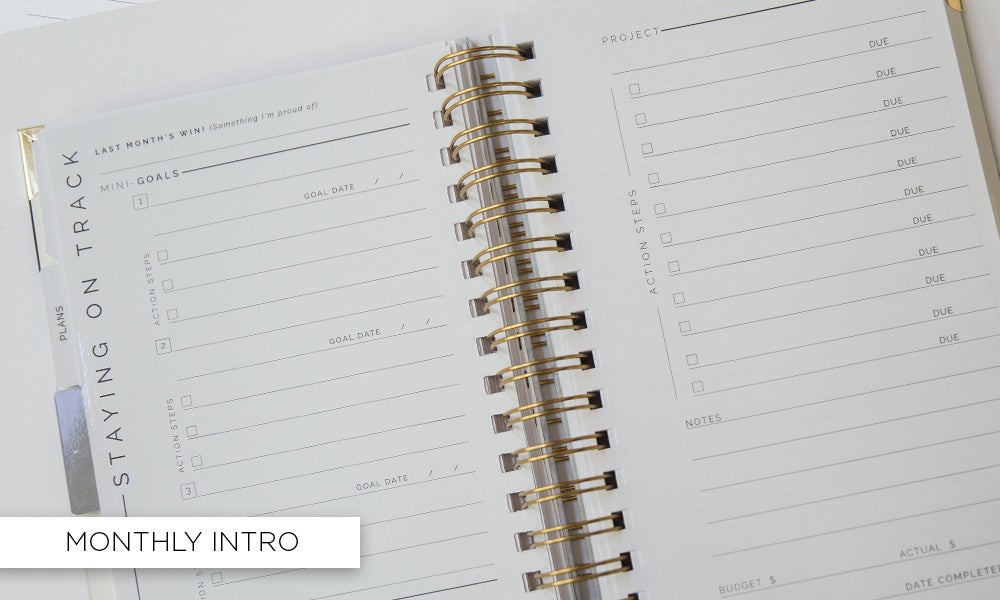 The STARTplanner Quarterly Undated - Raspberry