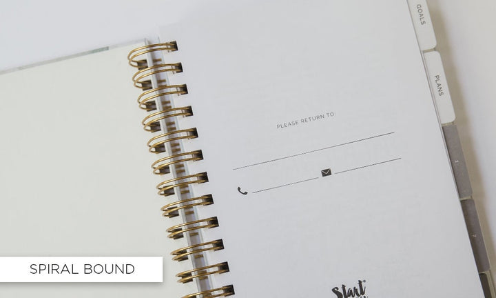 The STARTplanner Quarterly Undated Purple Bloom - Pack of 4