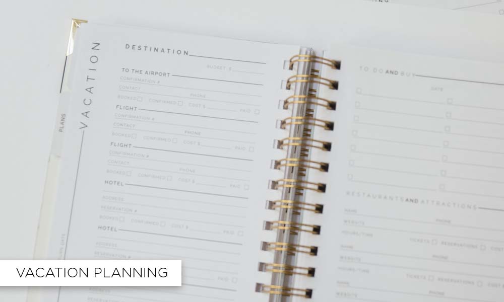 The STARTplanner Quarterly Undated - Charcoal