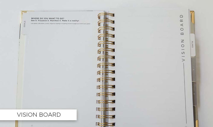 The STARTplanner Quarterly Undated Leaf Brush Strokes - Pack of 4