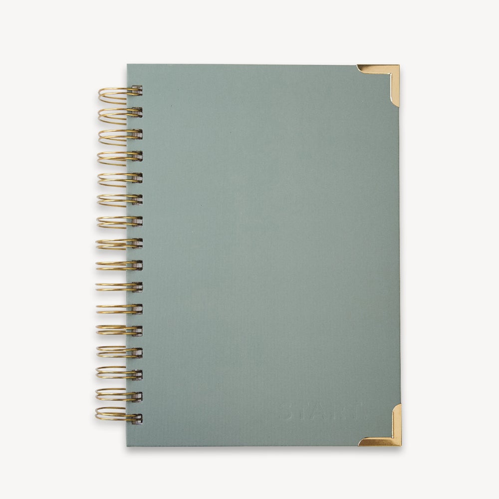 The STARTplanner Quarterly Undated Smokey Teal - Pack of 4