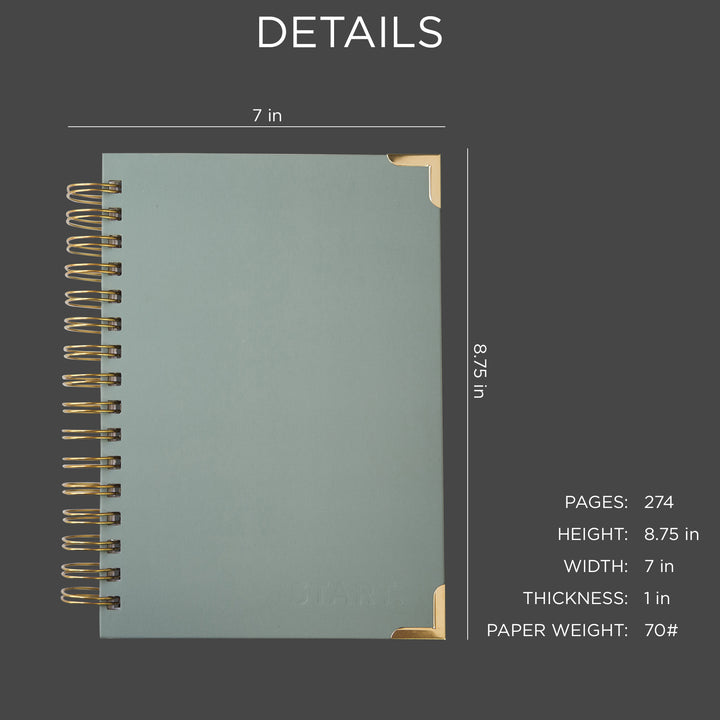 The STARTplanner Quarterly Undated - Charcoal
