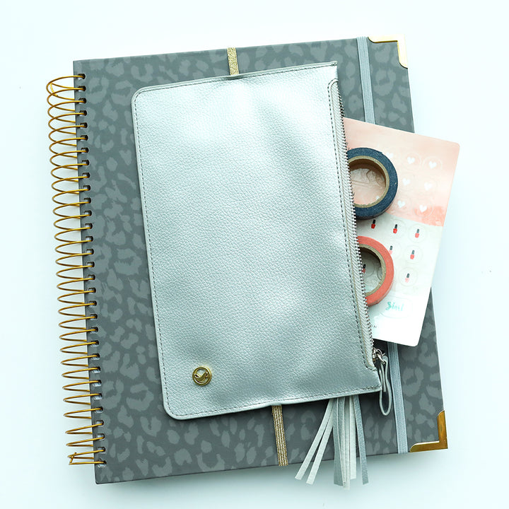 Sidekick Zipper Bag (SILVER!)