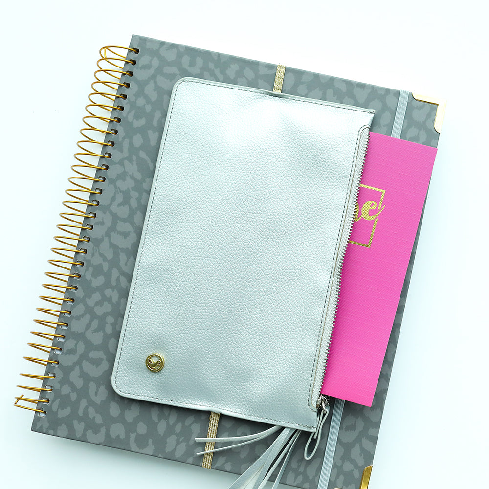 Sidekick Zipper Bag (SILVER!)