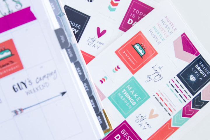 Just Hustle Stickers