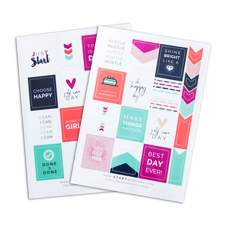 Just Hustle Stickers