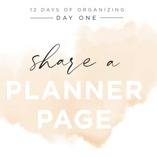 12 Days of Organization