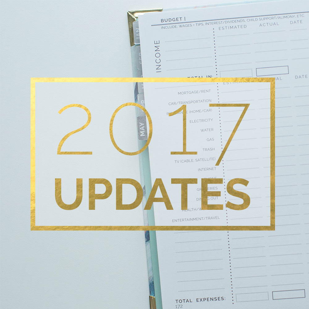 STARTplanner Updates 2016 to 2017 