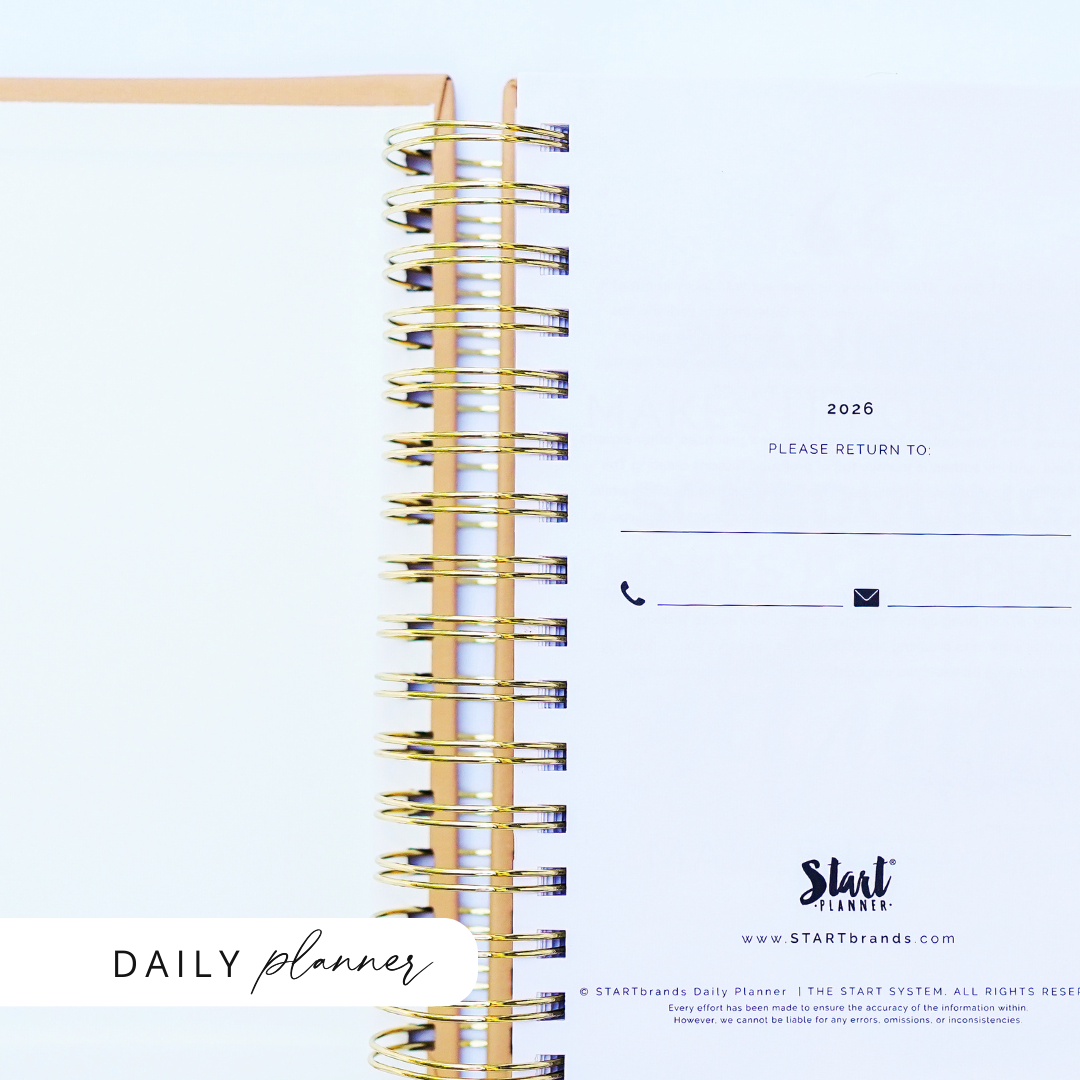 2026 STARTplanner® | Annual Daily Dated | Spiral Bound