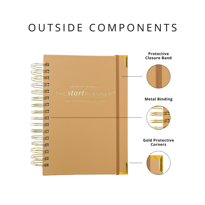 2026 STARTplanner® | Annual Daily Dated | Spiral Bound