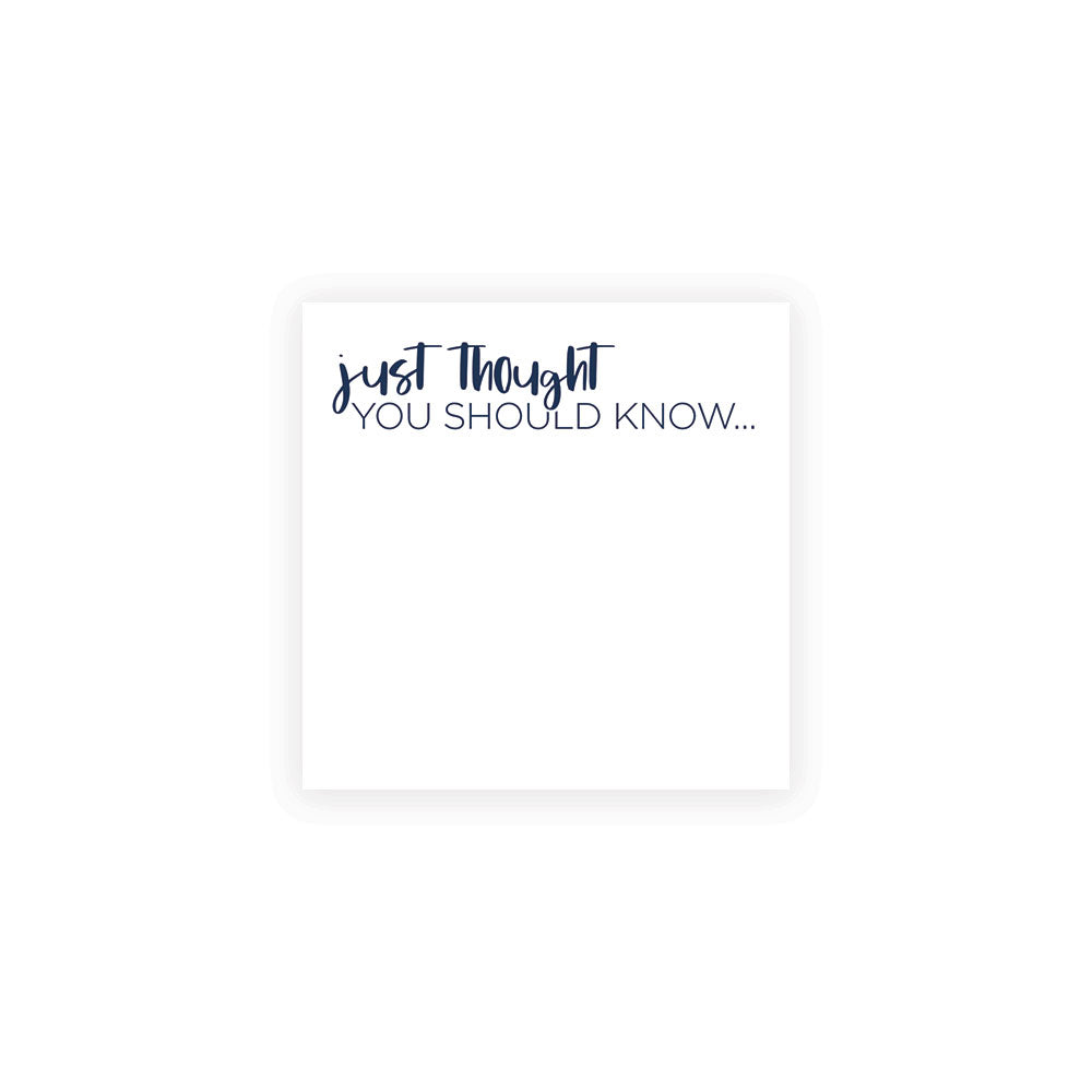 You Should Know… (Notepad)