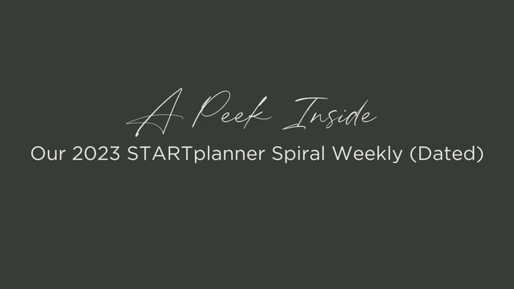 2023 STARTplanner Spiral Weekly (Dated)