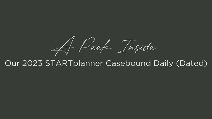 2023 STARTplanner Casebound Daily (Dated)