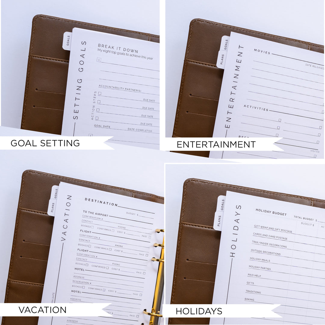 2023 A5 Binder System (Binder and Inserts)