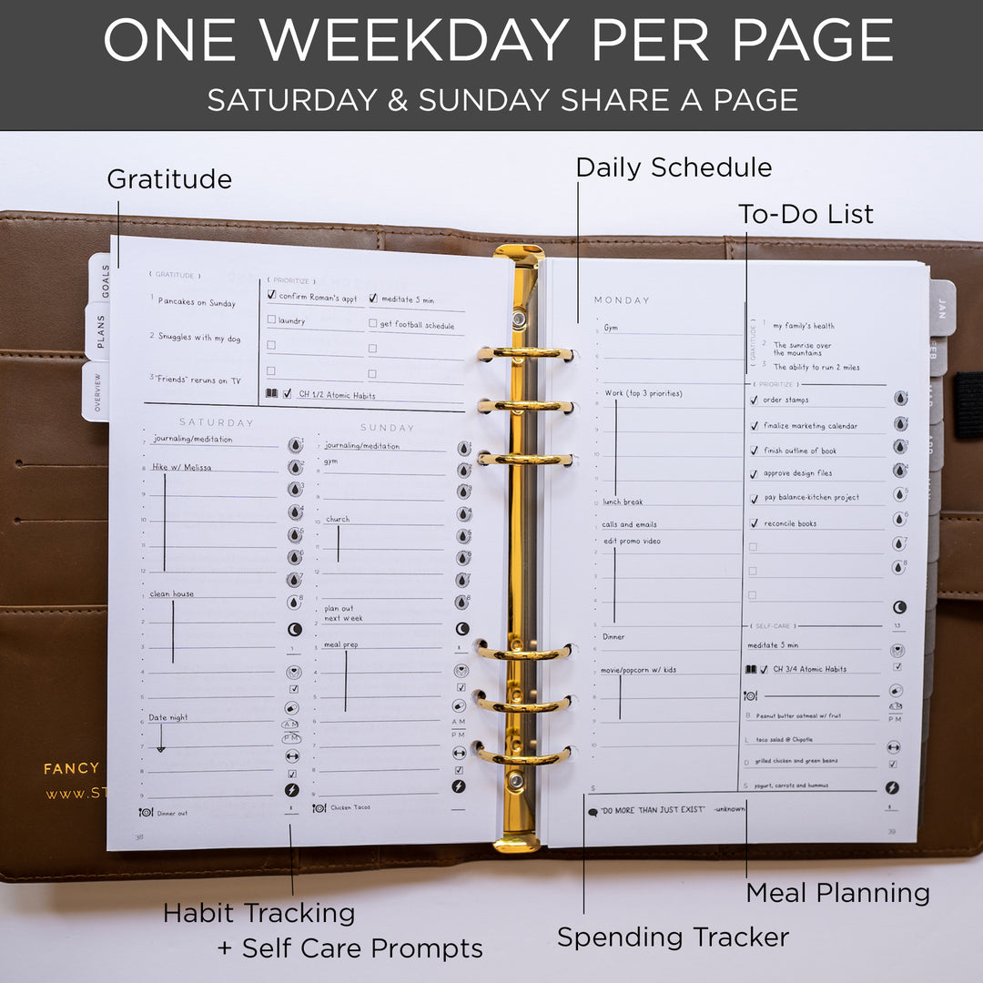 2023 A5 Binder System (Binder and Inserts)