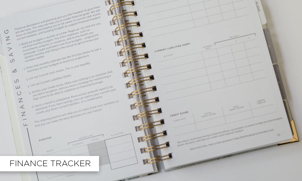 The STARTplanner Quarterly Undated - Charcoal