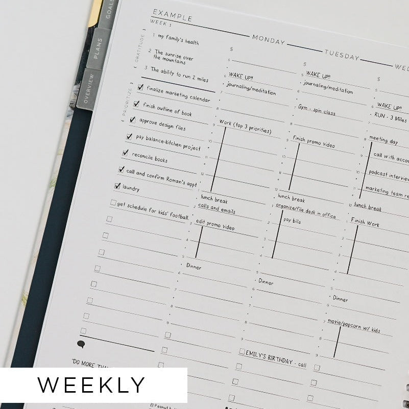 2023 STARTplanner Casebound Weekly (Dated)