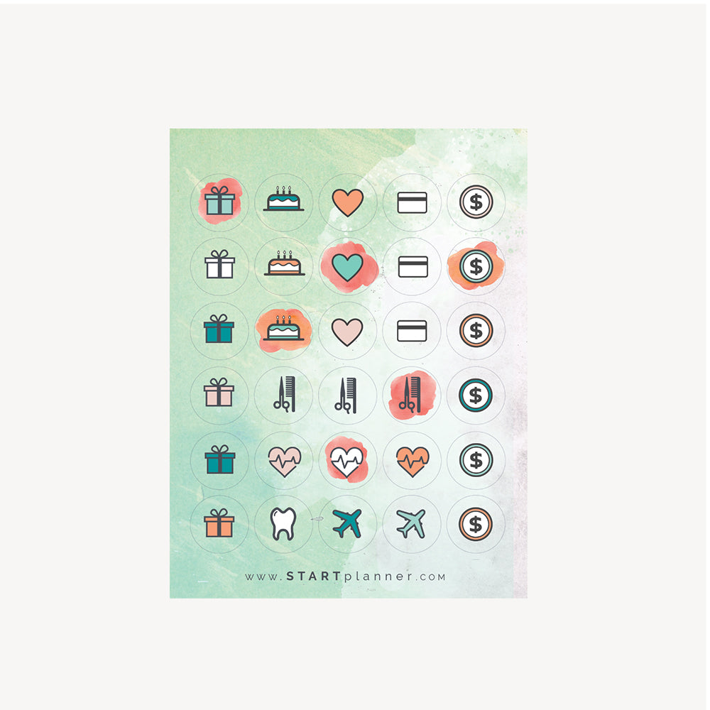 Start Set Sticker The STARTplanner Stickers – STARTbrands