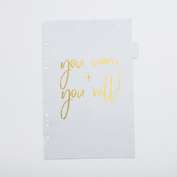 A5 Get Motivated! Dividers