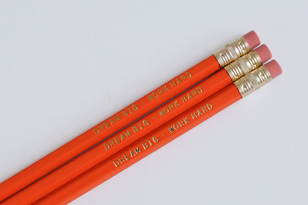 DREAM BIG - WORK HARD Pencil Pack